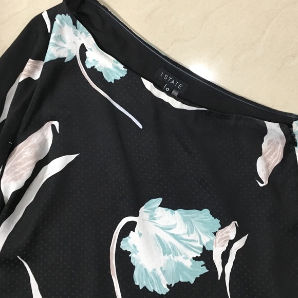 1. State One shoulder Mini Dress. Size 0 - Picture 6 of 8